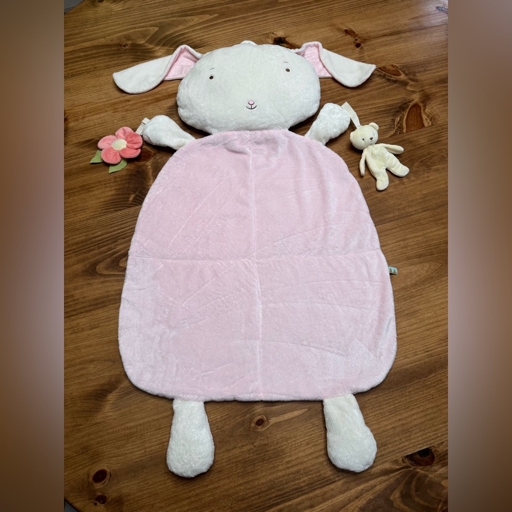 Bunnies by the Bay Blossom Bunny Play Mat Tummy Time Infant